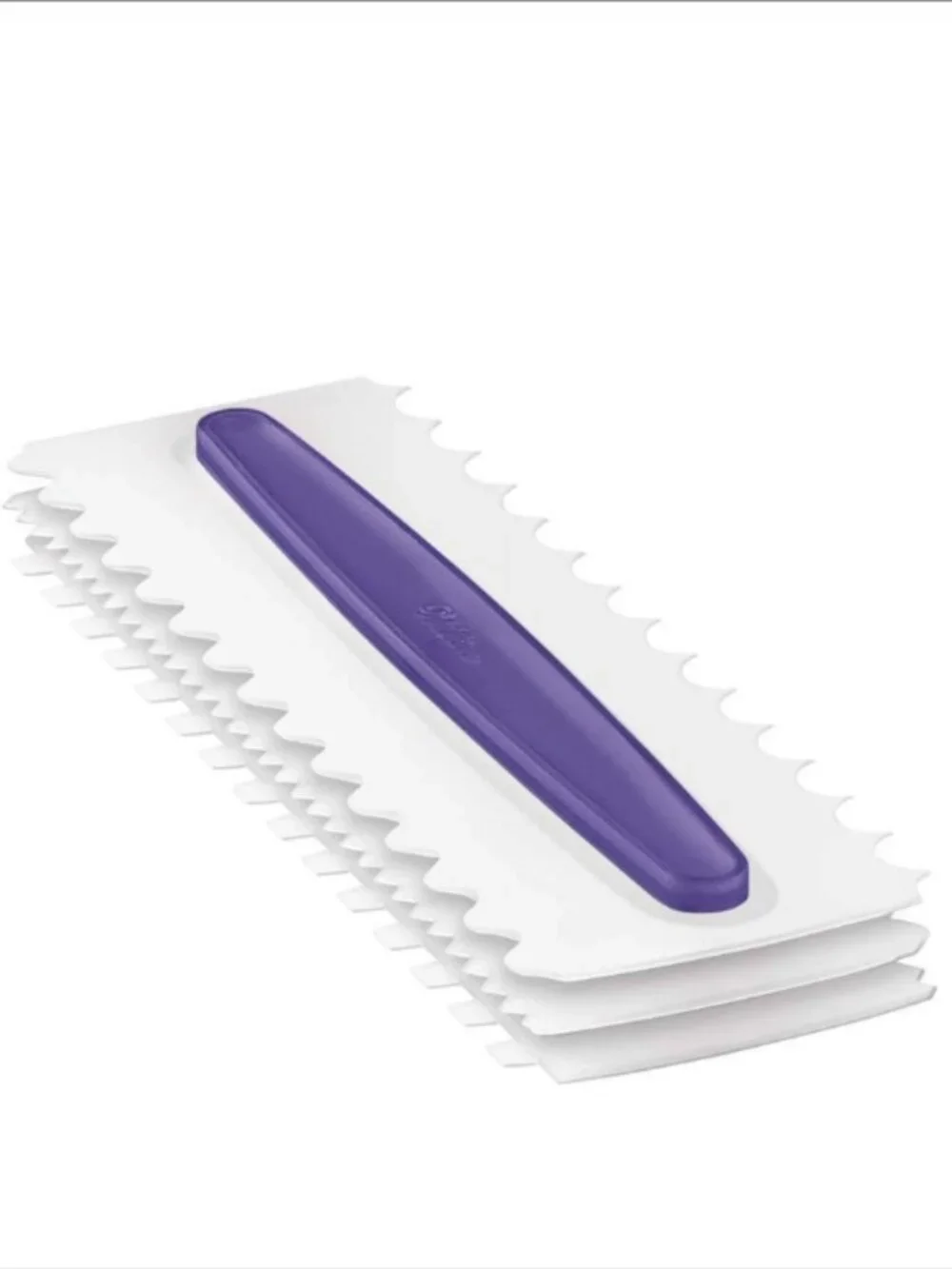 Wilton Icing Smoother Comb Set, 3-Piece Adaptable Model, 9 x 3 in., Plastic